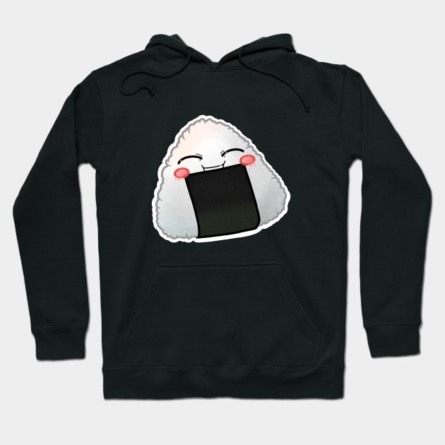 Kawaii Onigiri Hoodie by missfortune-art